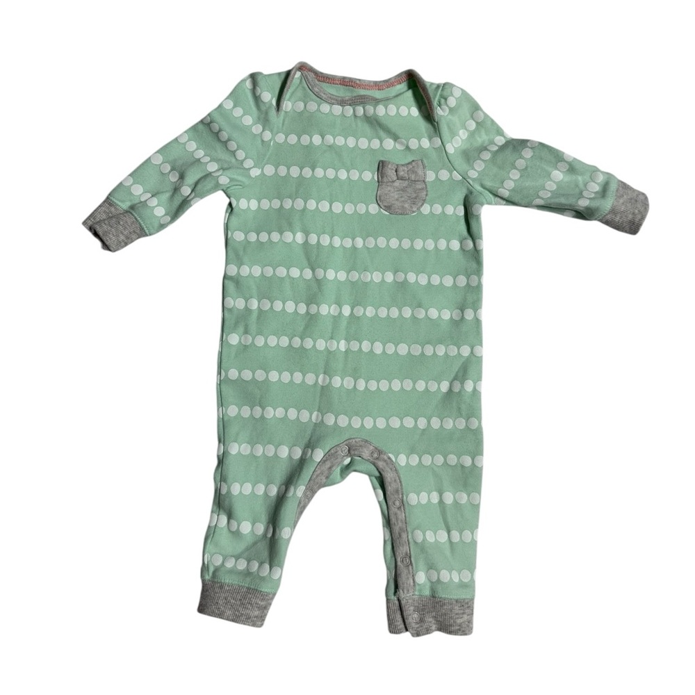 Cloud Island Baby Polka Dot Romper Size 0-3 Months